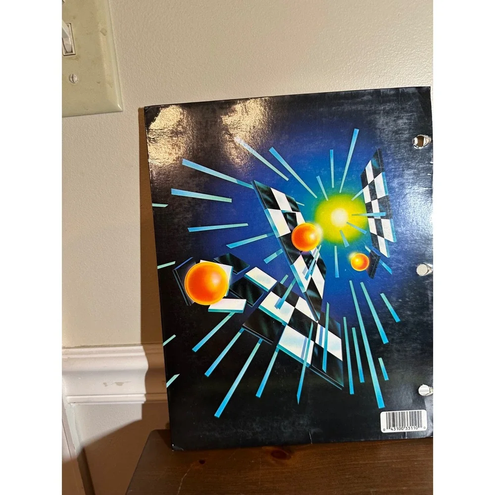 Vintage 2000 Millennium Space Folders Roaring Spring Y2K Retro School 2pk